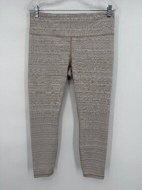 Athleta‎ Jacquard Chaturanga 7/8 Athleisure Leggings Women's Small